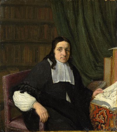 Portrait of a Scholar by Adriaen Jansz. van Ostade